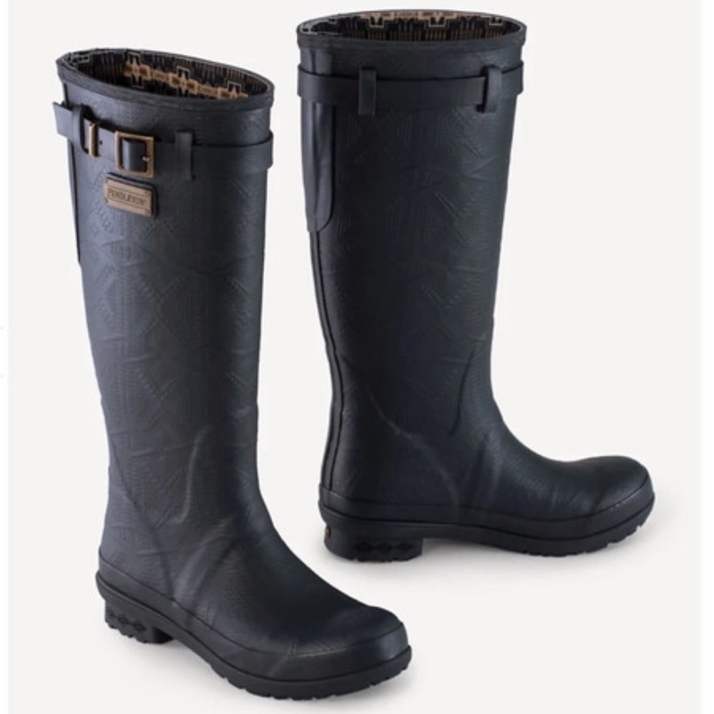 Pendleton tall rain boots NWT size 6